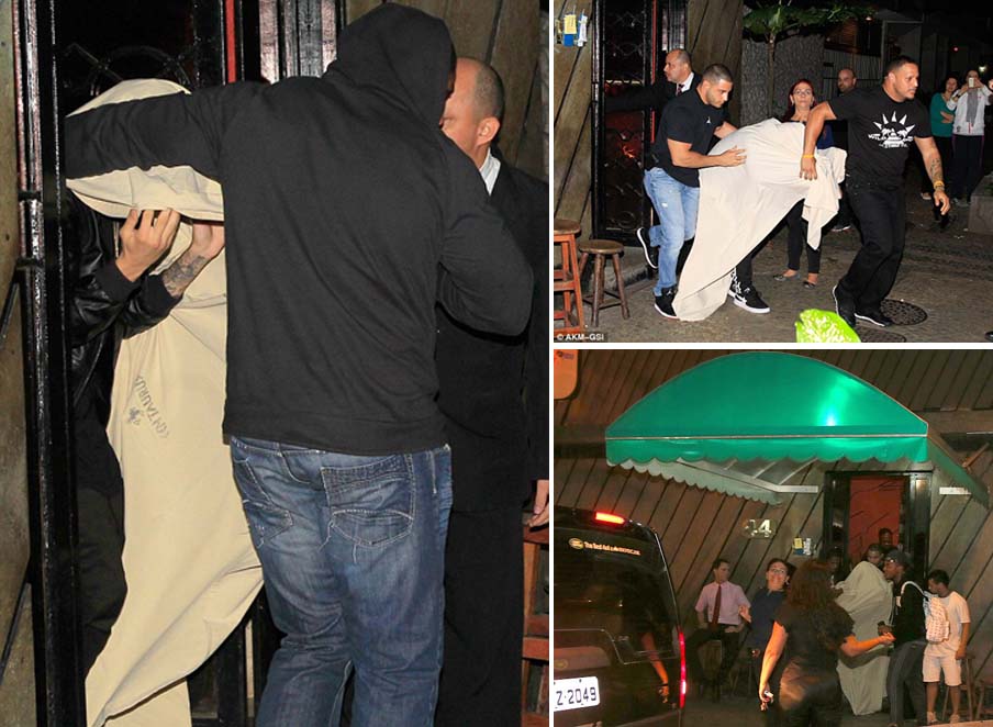 Justin Bieber Keluar dari Rumah Bordil di Brasil Ditutup Sprei